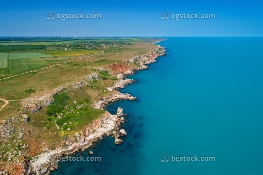 Камен бряг местност Яйлата от дрон