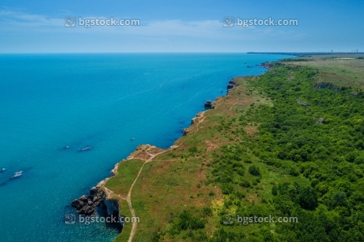 Камен бряг местност Яйлата от дрон